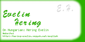evelin hering business card